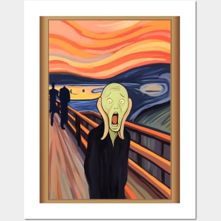 The Scream - Anime Stickers Posters and Art